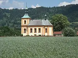 Farní kostel sv. Vavřince v Tatobitech