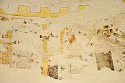 Freska v lodi, detail