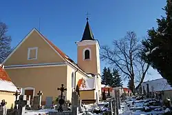 Farní kostel sv. Vavřince v Kostelci.