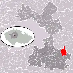 Kostelec nad Černými lesy na mapě