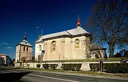 Kostomlaty nad Labem, kostel svatého Bartoloměje