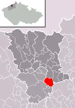 Kostomlaty pod Milešovkou na mapě