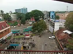 Pohled na město z hotelu Malabar Palace