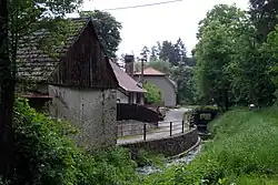 Potok Markovka protékající Dobrou Vodou