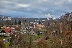 Královské Poříčí (v pozadí Sokolov)