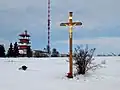 Kříž pod vysílačem na Kojálu