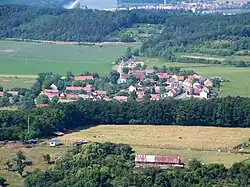 Vesce - pohled z Řípu