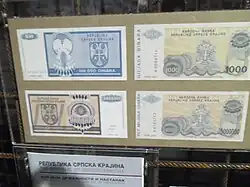 Bankovky Republiky Srbská Krajina
