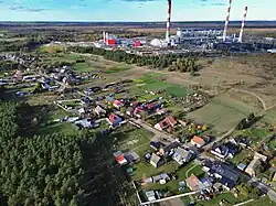 Krajnik a elektrárna Elektrownia Dolna Odra