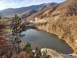 Pohled ze svahu kopce Malá Fatra