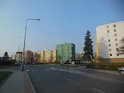 Sídliště U Cukrovaru na části území někdejší Lobče.