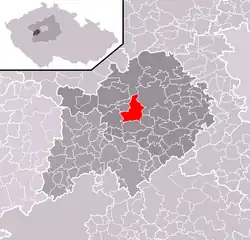 Králův Dvůr na mapě