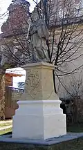 Kraselov_(okr._Strakonice),_socha_sv._Jana_Nepomuckého,_detail.JPG