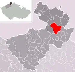 Krásná Lípa na mapě