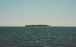 Pohled na Kräsuli z Tallinnského zálivu