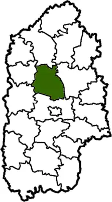 Poloha rajónu v Chmelnycké oblasti