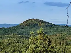 Kraví hora z hradu Jestřebí