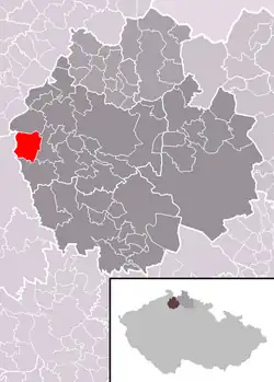 Kravaře na mapě