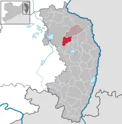 Kreba-Neudorf na mapě