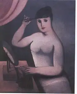 Rudolf Kremlička: V divadelní šatně, 1922