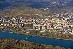 Letecký pohled od jihu