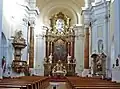 Oltář v kostele Nanebevzetí Panny Marie v Kroměříži