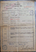 Křestní a rodný list (Hluboká nad Vltavou, 1940)[1]