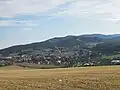 Panorama obce Krhová z vrchu Helštýn