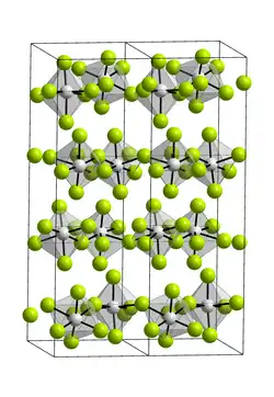 Krystalová struktura VF5