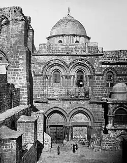 Chrám Božího hrobu v roce 1864