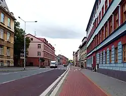 Opavská ulice, směr do centra