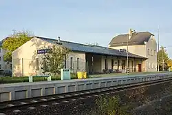 Nádražní budova v roce 2024