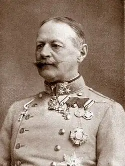 Alexander von Krobatin na snímku z r. 1914