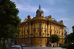 Nároží ulic 1. máje a Kollárovy, dřívější předměstí Za Kovářskou branou