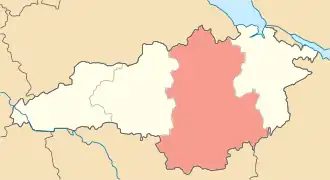 Poloha rajónu v Kirovohradské oblasti