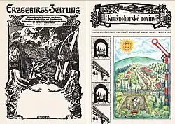 Krušnohorské noviny - stará a nová titulní strana