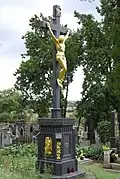 Krucifix na hřbitově, Chvatěruby 01.JPG