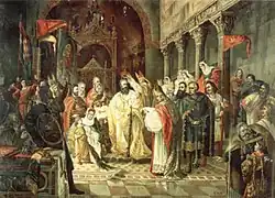 Korunovace Zvonimíra od Ferda Quiquereze, 1897