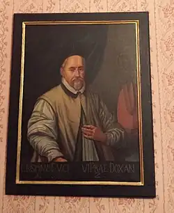 portrét Kryšpína Fuka v Milevském klášteře