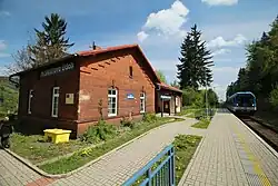 Železniční zastávka na trati Liberec – Česká Lípa