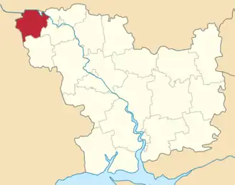 Poloha rajónu v Mykolajivské oblasti