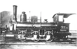 Lokomotiva IIIb₃ 166 Košicko-bohumínské dráhy (WrN 3624/1892), u ČSD 313.623