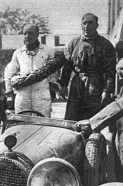 Kubíček-Smažík (Bugatti T35B) 1000 mil československých 1935