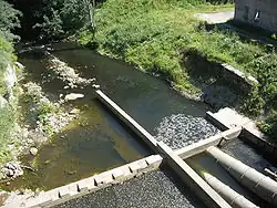 Řeka Kunda ve městě Kunda