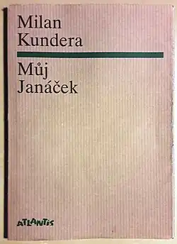 Obal knihy Můj Janáček z roku 2004