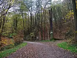 Kunratický les, most pod Novým hrádkem