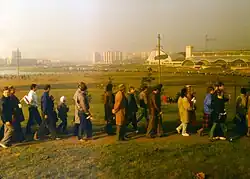 Kurapaty 1989, lidský řetěz