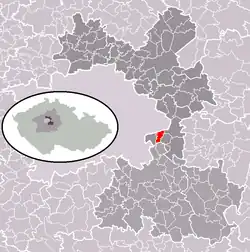 Květnice na mapě