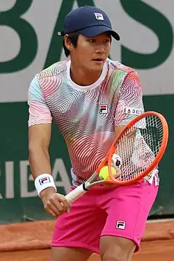 Kwon Sun-u v kvalifikaci French Open 2019