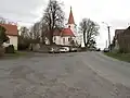 Kostel svatého Václav od křižovatky